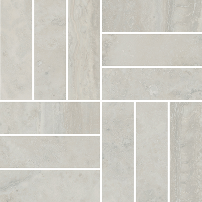 Beige Basketweave Mosaics (Matte) Basketweave
