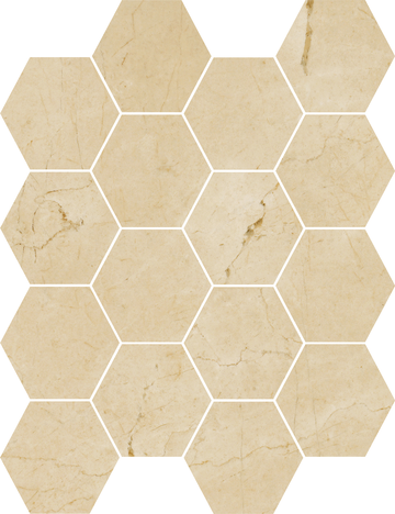 Grace Hexagon Mosaics (Matte) M3x3HEX