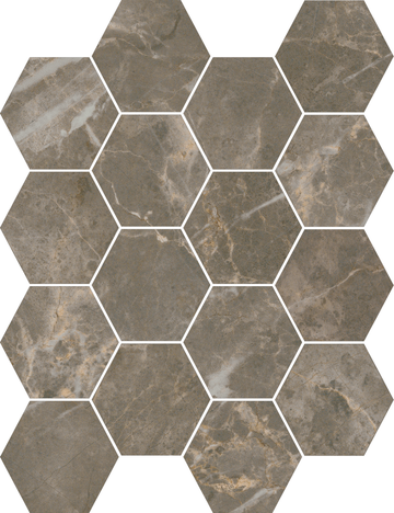 Charm Hexagon Mosaics (Matte) M3x3HEX