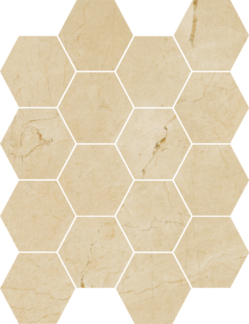 Grace Hexagon Mosaics (Polished) M3x3HEX