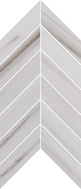 Majestic White Lasa Chevron Mosaics (Polished) M2x6CHEV
