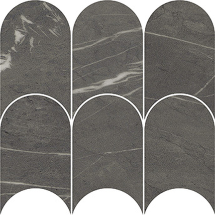 Sovereign Gray Arch Mosaics (Polished) M4x6ARCH