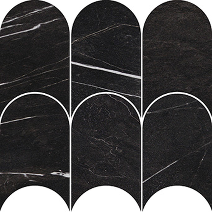 Regal Black Arch Mosaics (Polished) M4x6ARCH