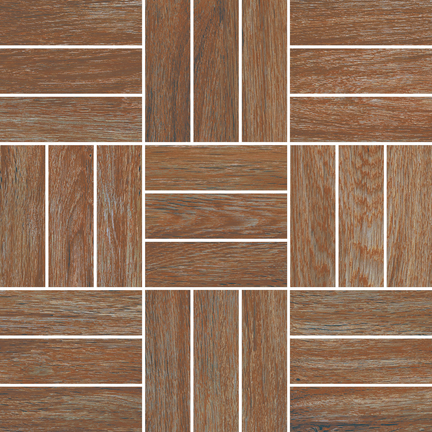 Hickory Parquet Mosaics M12REC