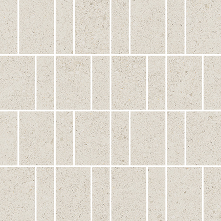Levee White 32-Piece Mosaics M12REC