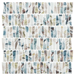 Trapezoid Mosaic Recycled Glass Mosaics 12x12