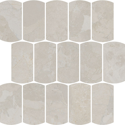 Halo Ivory Arcadia Stack Mosaic (3D) 11x12