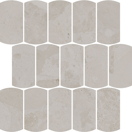 Umbra Light Gray Arcadia Stack Mosaic (3D) 11x12