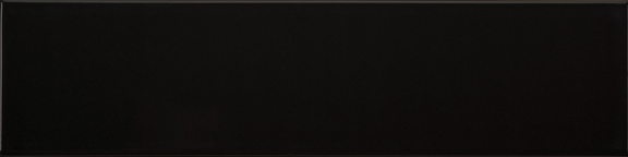 Black Glossy Wall Tile (Glossy) 4x16