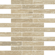 Beige Offset Brick Mosaic M1x6Brick