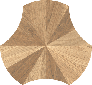 Fusion Walnut Floor/Wall Tile 8in Leaf