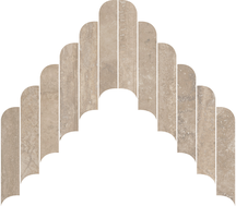 Caramel Rounded Chevron Mosaics (3D Plus) Rounded Chevron