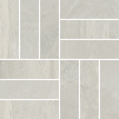 Beige Basketweave Mosaics (3D Plus) Basketweave