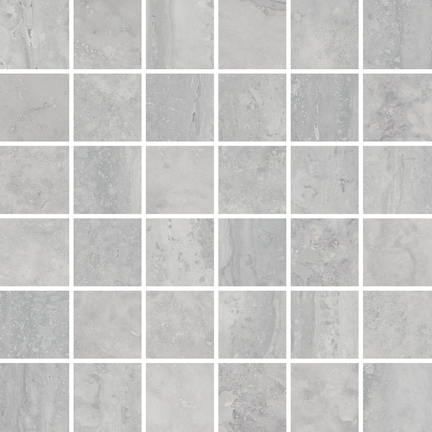 Silver 36 Piece Mosaics (Matte) M122