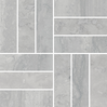 Silver Basketweave Mosaics (Matte) Basketweave