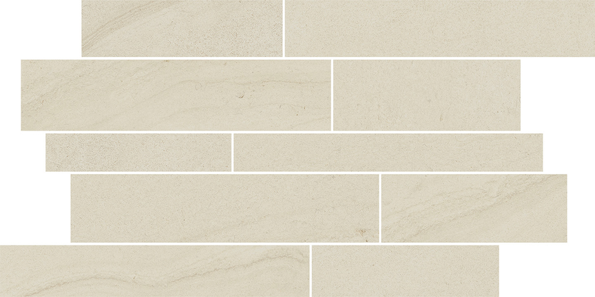 Wander White Random Stack Mosaics RSP12x24