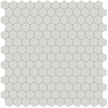 Halo Grey 1in Hexagon Mosaic 12x12