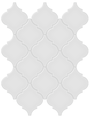 Gallery Grey Arabesque Beveled Mosaic (Glossy) 10x13