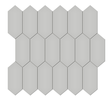 Loft Grey Picket Mosaic (Glossy) 11x12.5
