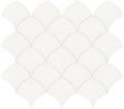 Canvas White Scallop Mosaic (Glossy) 11x12.5
