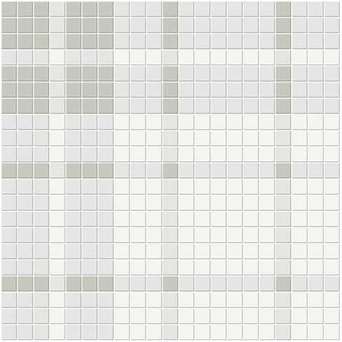 Morning Blend Plaid Pattern Mosaic 13.5x13.5