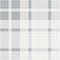 Afternoon Blend Plaid Pattern Mosaic 13.5x13.5