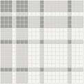 Evening Blend Plaid Pattern Mosaic 13.5x13.5