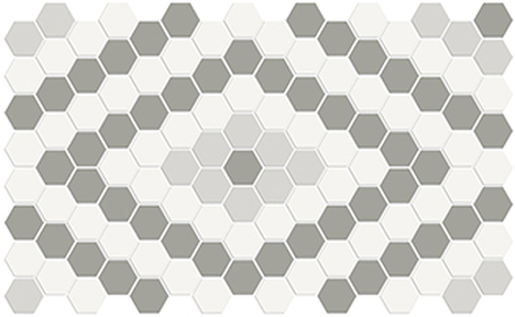 Evening Blend Diamond Pattern Mosaic 13x8