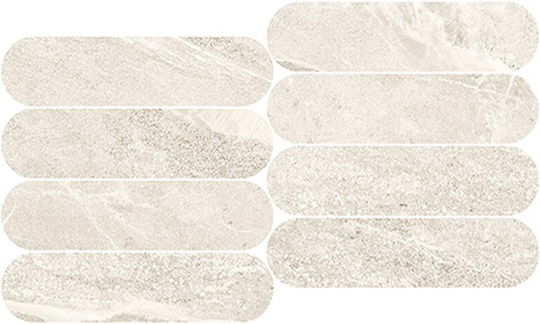 Nature Beige Oval Mosaic (Polished Only) 9x15