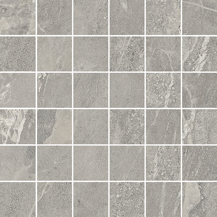 Ash Cool Gray 36 Piece Mosaic (Matte Only) 12x12