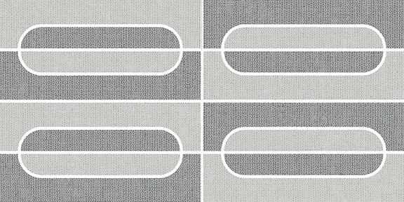 Loom Twill Mix Semi-Oval Mosaics (Matte) M4x8SOV