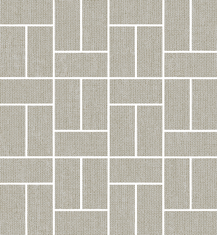 Sand Offset Basketweave Mosaics (Matte) M1.5x3OBW