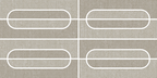 Sand Drift Mix Semi-Oval Mosaics (Matte) M4x8SOV