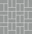 Twill Offset Basketweave Mosaics (Matte) M1.5x3OBW