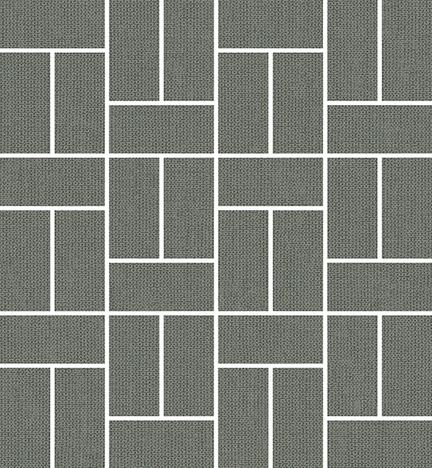 Moss Offset Basketweave Mosaics (Matte) M1.5x3OBW