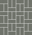 Moss Offset Basketweave Mosaics (Matte) M1.5x3OBW