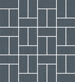 Denim Offset Basketweave Mosaics (Matte) M1.5x3OBW