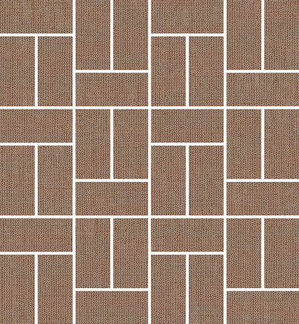Suede Offset Basketweave Mosaics (Matte) M1.5x3OBW