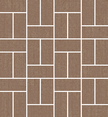 Suede Offset Basketweave Mosaics (Matte) M1.5x3OBW